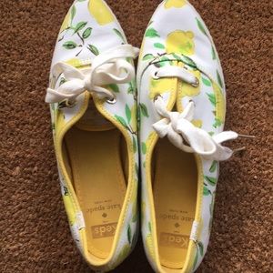 Kate Spade lemon keds.